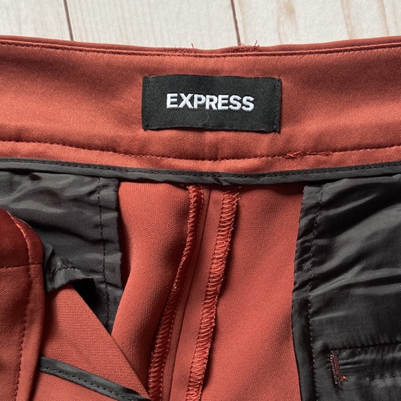 EXPRESS | Terracotta Ankle Pants - Picture 6 of 10